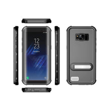 Load image into Gallery viewer, Samsung Galaxy S8 Plus Shellbox Extreme Waterproof Dot Kickstand Case
