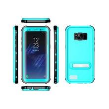 Load image into Gallery viewer, Samsung Galaxy S8 Plus Shellbox Extreme Waterproof Dot Kickstand Case
