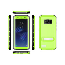 Load image into Gallery viewer, Samsung Galaxy S8 Plus Shellbox Extreme Waterproof Dot Kickstand Case
