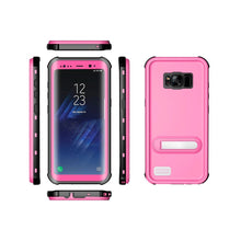 Load image into Gallery viewer, Samsung Galaxy S8 Plus Shellbox Extreme Waterproof Dot Kickstand Case
