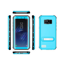 Load image into Gallery viewer, Samsung Galaxy S8 Plus Shellbox Extreme Waterproof Dot Kickstand Case
