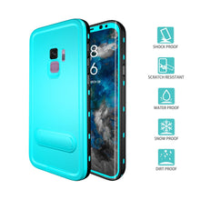 Load image into Gallery viewer, Samsung Galaxy S9 Shellbox Extreme Waterproof Dot Kickstand Case
