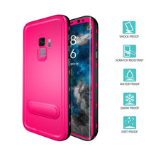 Load image into Gallery viewer, Samsung Galaxy S9 Shellbox Extreme Waterproof Dot Kickstand Case

