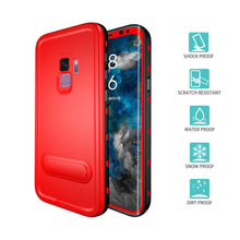 Load image into Gallery viewer, Samsung Galaxy S9 Shellbox Extreme Waterproof Dot Kickstand Case
