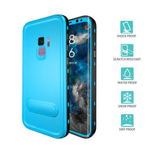 Load image into Gallery viewer, Samsung Galaxy S9 Plus Shellbox Extreme Waterproof Dot Kickstand Case
