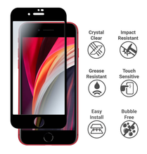 Load image into Gallery viewer, iPhone SE 2020 10D Curved 9H Tempered Glass Screen Protector
