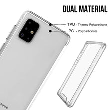 Load image into Gallery viewer, Samsung Galaxy A91 Space Collection Military Grade Drop Protection Case - Clear
