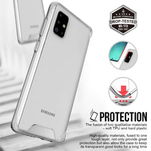 Load image into Gallery viewer, Samsung Galaxy A91 Space Collection Military Grade Drop Protection Case - Clear
