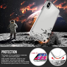 Load image into Gallery viewer, iPhone X / XS Space Collection Military Grade Drop Protection Case - Clear

