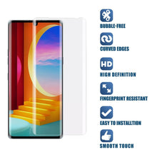 Load image into Gallery viewer, LG Velvet Nano Optics UV Curved Tempered Glass Screen Protector

