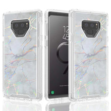 Load image into Gallery viewer, Samsung Galaxy Note 9 Marble Hybrid Armor Case
