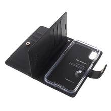 Load image into Gallery viewer, iPhone XS Max Mercury Goospery Mansoor Diary Wallet Case
