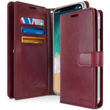 Load image into Gallery viewer, iPhone XS Max Mercury Goospery Mansoor Diary Wallet Case
