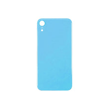 Load image into Gallery viewer, Rear Glass Replacement with Bigger Size Camera Hole Carving for iPhone XR - Blue
