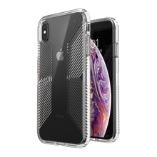 Load image into Gallery viewer, iPhone XS Max Speck Presidio Perfect-Clear With Grips Case
