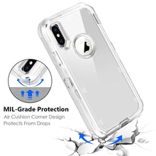 Load image into Gallery viewer, iPhone XS Max Transparent ShockProof Heavy Duty Clear Case
