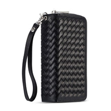 Load image into Gallery viewer, Samsung Galaxy S8 BRG Woven Leather Purse 3 Card-Slot Detachable Case

